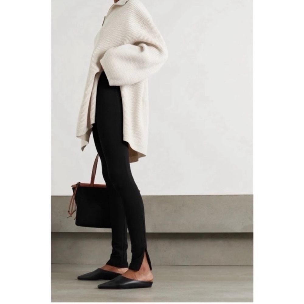 Zip Split Cork Leggings  Very good used condition no rips stains or pilling